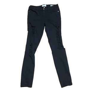 Frame Denim Black Distressed Le Skinny De Jeanne Jeans Size 28